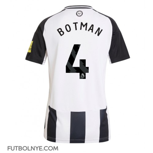 Camiseta Newcastle United Sven Botman #4 Primera Equipación para mujer 2024-25 manga corta